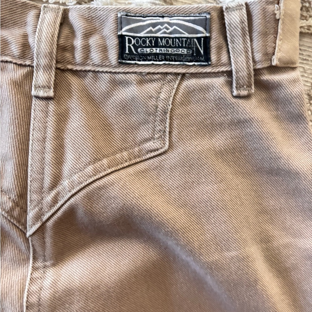 Vintage Tan Rockies western yolk size 26 Rocky Mountain denim jeans